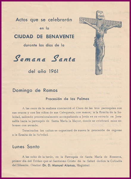 Semana Santa en Benavente  